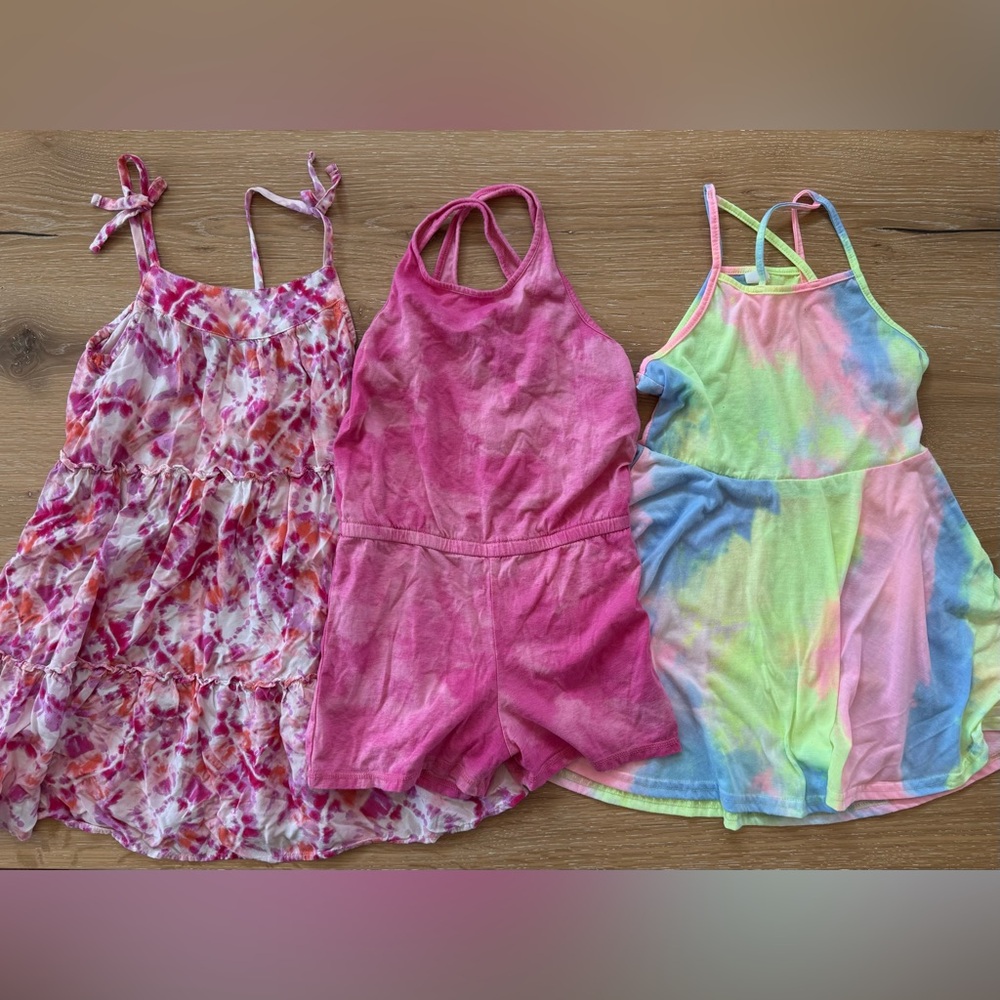 Colorful Kids Dresses & Romper Set